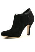 Deborah Black Suede Leather Profile