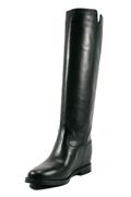 High Boots Internal Wedge Black Leather