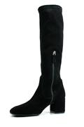 Hampshire Black Stretch Suede
