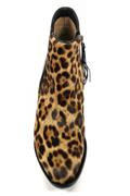 Helene Leopard Horsy Black Leather