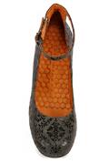 Hip Snow Grey Printed Leather