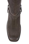 High Boots Brown Aged Suede