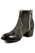 Shanghai Zipper Leopard Carbon Goat Black White