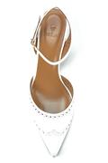Chanel White Leather