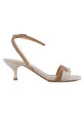 Coachella Sand Brown Suede Studs