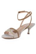 Coachella Sand Brown Suede Studs
