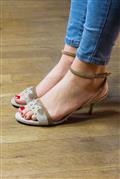 Coachella Sand Brown Suede Studs