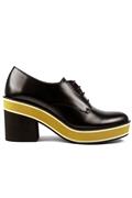 Louisian Micro Cle Yellow High Black Leather
