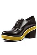 Louisian Micro Cle Yellow High Black Leather