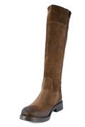 High Suede Boots Brown