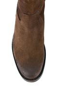 High Suede Boots Brown