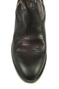 High Olsen Black Washed Leather Embroidery