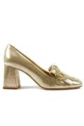 Lady Gold Crackle Leather