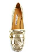Lady Gold Crackle Leather