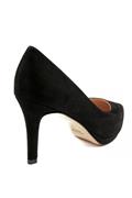Decollete with Plateau Black Suede