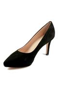 Decollete with Plateau Black Suede