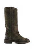 Boots Brown Wood Aged Suede