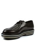 Michigan Multi Blue Flat Black Leather
