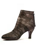 Margherita Bronze Laminated Suede