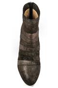 Margherita Bronze Laminated Suede