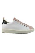 P01 Pelle Bianca Camoscio Rosa