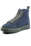 P01 Dark Blue Suede Fuchsia Grey Laces