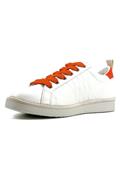 P01 Pelle Camoscio Lacci Verde Arancio Bianco