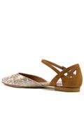 Priscilla Silver Copper Laminate Hazelnut Suede