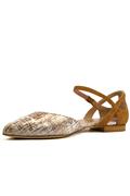 Priscilla Silver Copper Laminate Hazelnut Suede