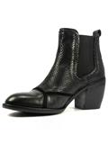 Texan Boot Patchwork Leather Stamped