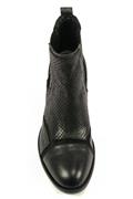 Texan Boot Patchwork Leather Stamped