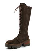 High Boot Maxi Sole Brown Suede Laces