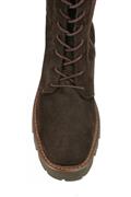 High Boot Maxi Sole Brown Suede Laces