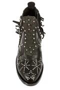 Corus Black Leather Dark Grey Suede
