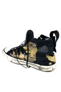 Sneaker Vintage Tela Dipinta Nero Camouflage