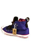 Sneaker Vintage Pitone Marrone Tela Dipinta Viola
