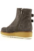 Via San Gallo Grey Suede Crepe