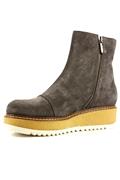 Via San Gallo Grey Suede Crepe