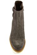 Via San Gallo Grey Suede Crepe