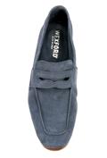 Mocassino Sfoderato Camoscio Bluette