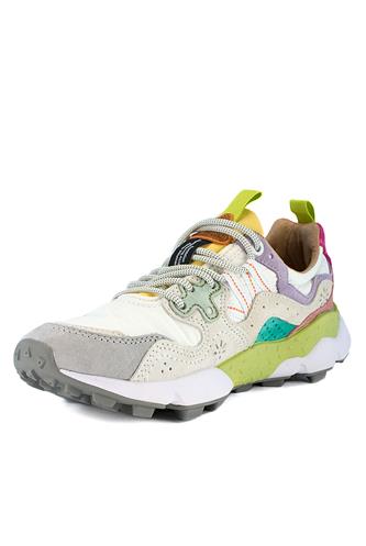 Yamano 3 Nylon Bianco Camoscio Lilla Chiaro Grigio