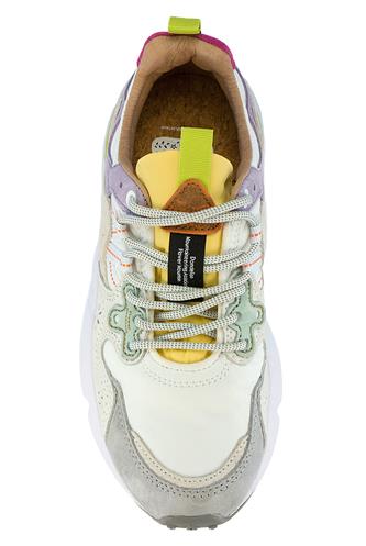 Yamano 3 Nylon Bianco Camoscio Lilla Chiaro Grigio