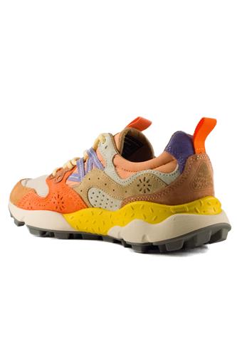 Yamano 3 Mesh Bianco Camoscio Salmone Beige