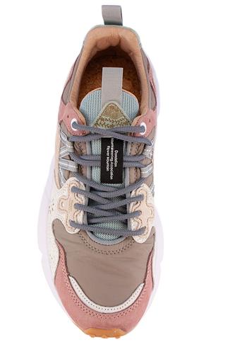 Yamano 3 Nylon Camoscio Cipria Fucsia Multicolor