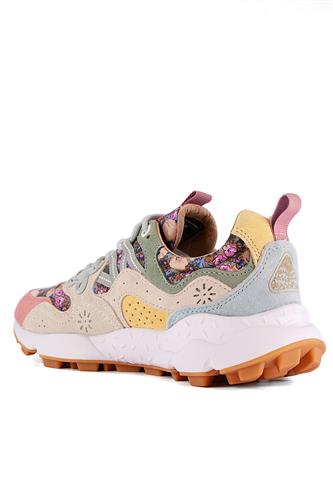 Yamano 3 Cotone Rosa Floreale Camoscio Latte