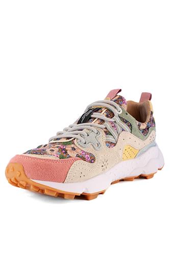 Yamano 3 Cotone Rosa Floreale Camoscio Latte