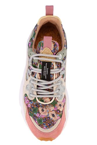 Yamano 3 Cotone Rosa Floreale Camoscio Latte