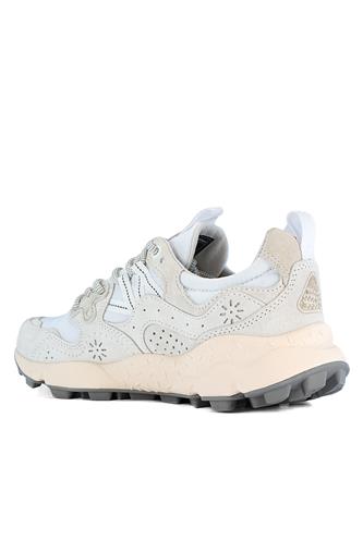 Yamano 3 Camoscio Beige Nylon Bianco