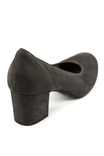 Ballerina Dark Gray Suede