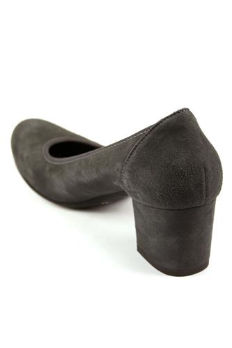 Ballerina Dark Gray Suede